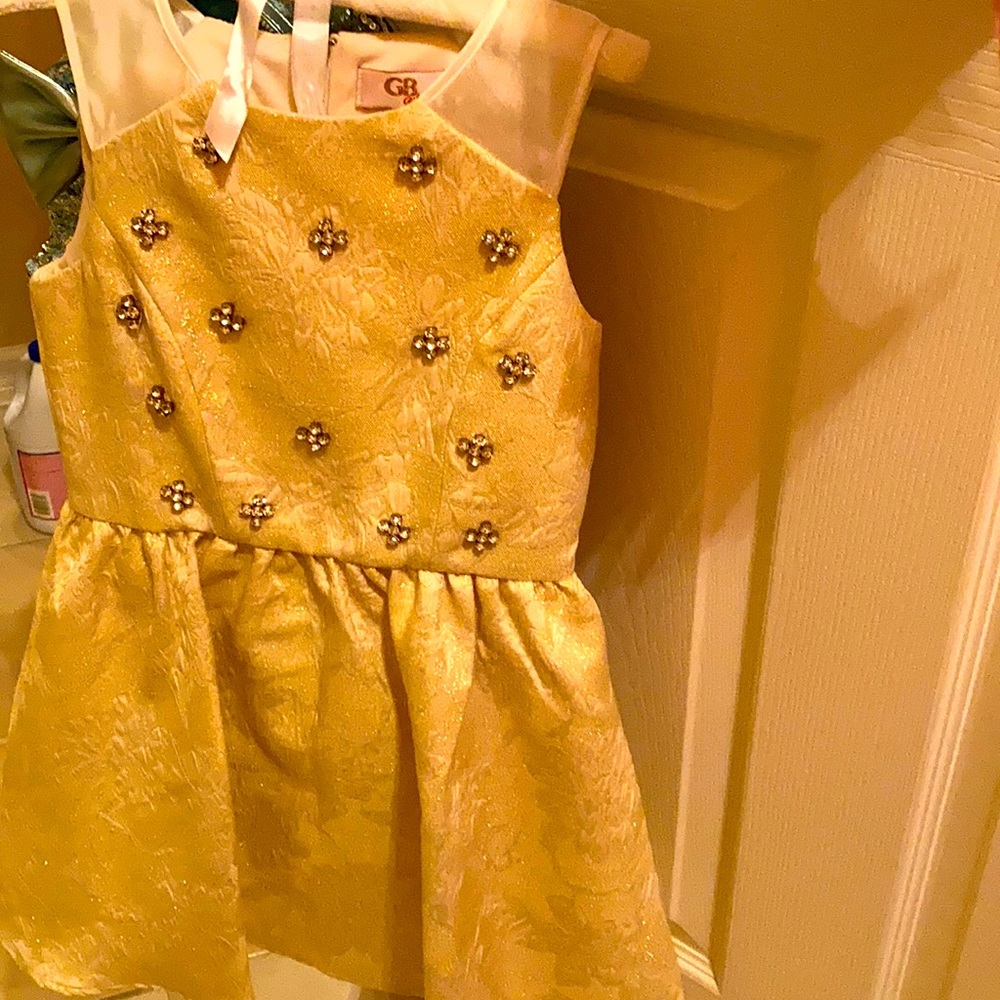 Gold Rhinestone dress